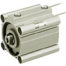 SMC cylinder Basic linear cylinders CQ2-Z C(D)Q2*S-Z, Compact Cylinder, Double Acting, Single Rod, Anti-lateral Load (w/Auto Switch Mounting Groove)